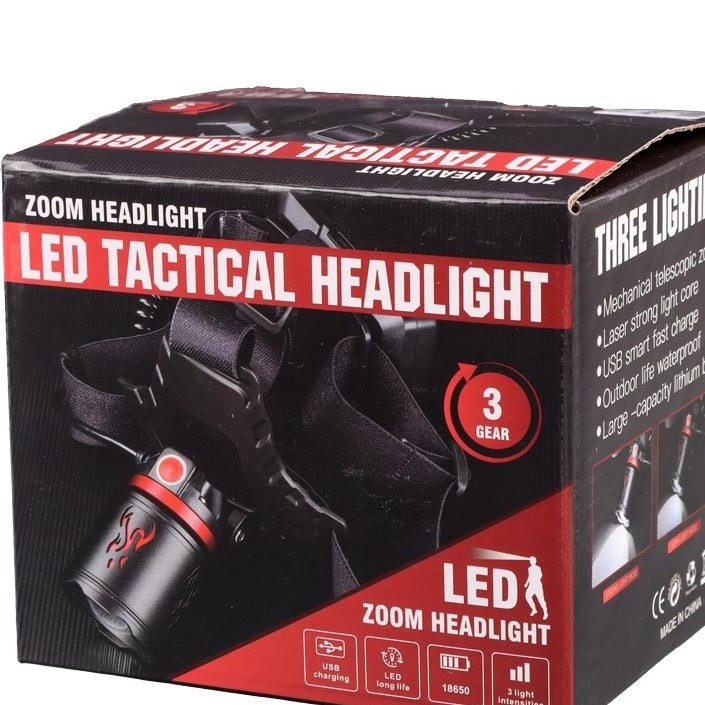 چراغ پیشانی اسمال سان مدل ZY-T334 زوم دار LED مهتابی